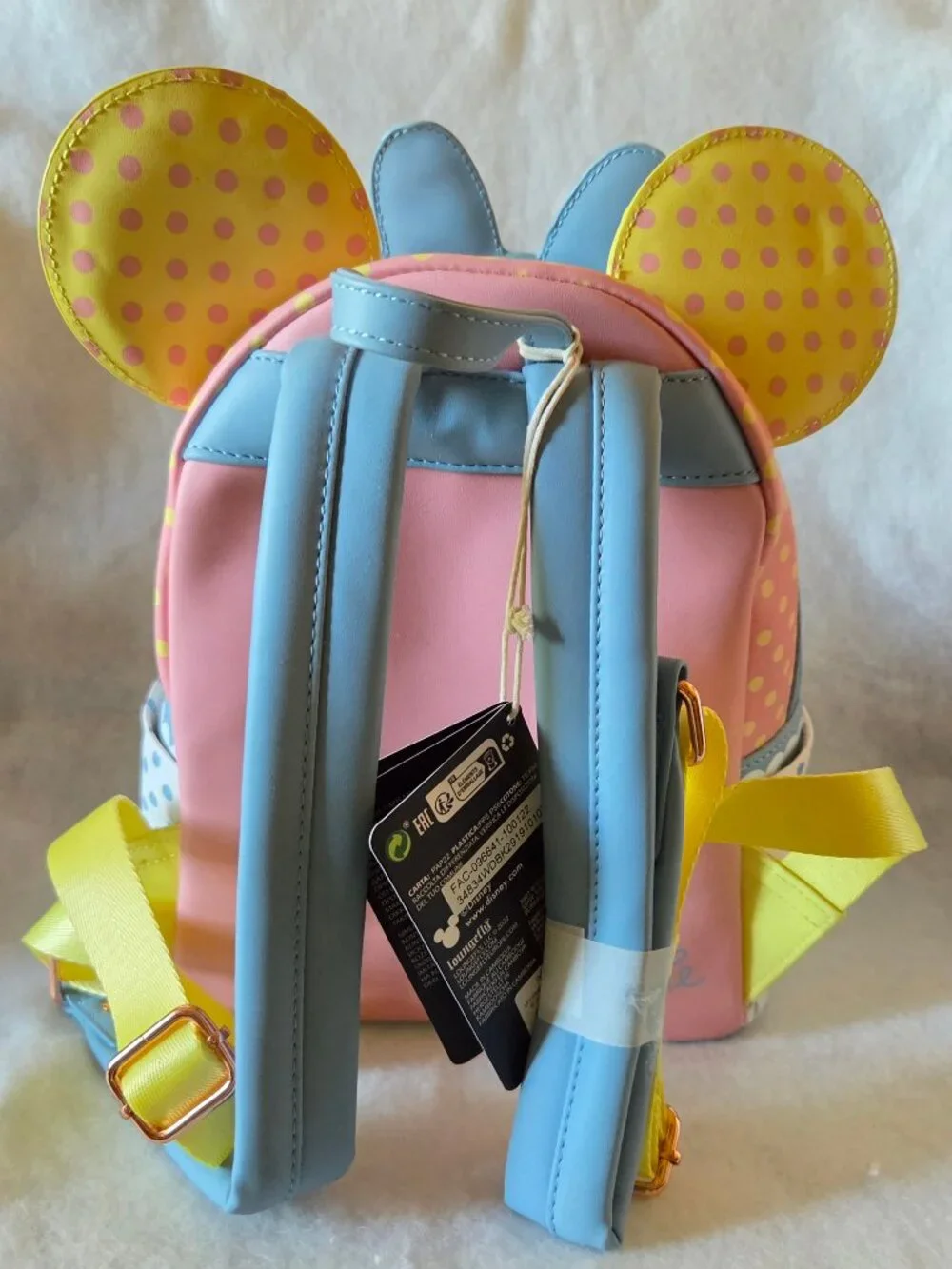 Minnie Mouse Pastel Polka Dot Mini Backpack